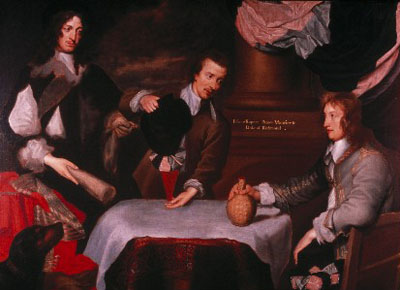 Prince Rupert, Colonel Murray and Colonel Russell, c. 1644, William Dobson
